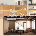 Juexica 3 Pcs Natural Bamboo Wall Panel - Image 4