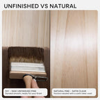 Homeforia 60 inch Wood Floating Shelf, High End Solid Natural Long Wood Shelf - Image 8
