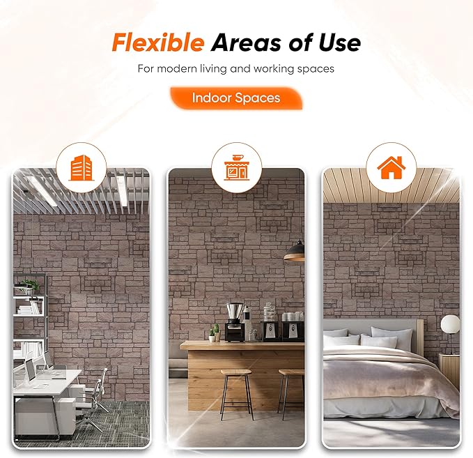 IZODEKOR 3D Brick Effect Wall Panels - Image 9