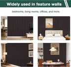 Yuzzy 4 Pack Wood Panels for Wall, 94.5" x 11" Acoustic Wood Slat Wall Panel - Image 6