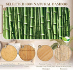 Juexica 6 Pcs Natural Bamboo Wall Panel - Image 3