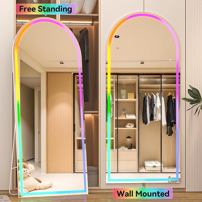 Hasipu Arch Full Length Mirror 56 x 16 in - Image 5