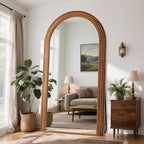 Antok Full Length Mirror 82"×44" Floor Mirror Standing Tall Mirror, Arched - Image 3