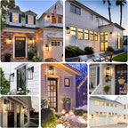 MAXvolador Outdoor Wall Sconce, Extra Large Exterior Waterproof Wall Lantern - Image 5