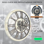 HOIBAI Large Wall Clock, Wall Clocks - Image 7