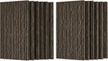 3D Faux Stone Wall Panels, Lightweight & Waterproof Accent Marble Flowing Stone by Gahowlen