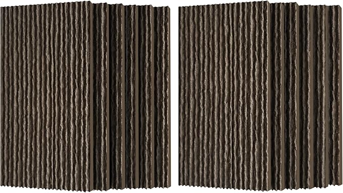 3D Faux Stone Wall Panels, Lightweight & Waterproof Accent Marble Flowing Stone by Gahowlen