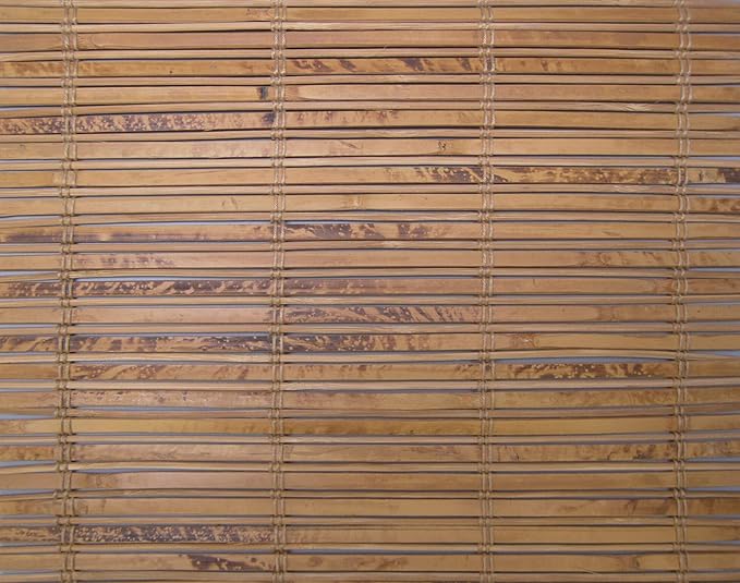 Cordless Woven Wood Roman Shades, 51W x 60H, Winthrop Camel, Sizes 20-72 Wide - Image 7