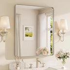 TETOTE Brushed Nickel Bathroom Mirror 30 x 36 Inch by TETOTE