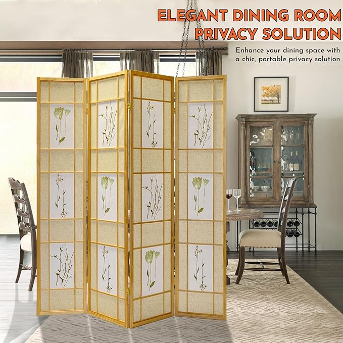 Legacy Decor 4 Panels Room Divider - Image 3
