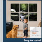 BUBOS 6 Pack Self-Adhesive Acoustic Wall Panels, 70.8" x 47.2" Sound Panels - Image 8