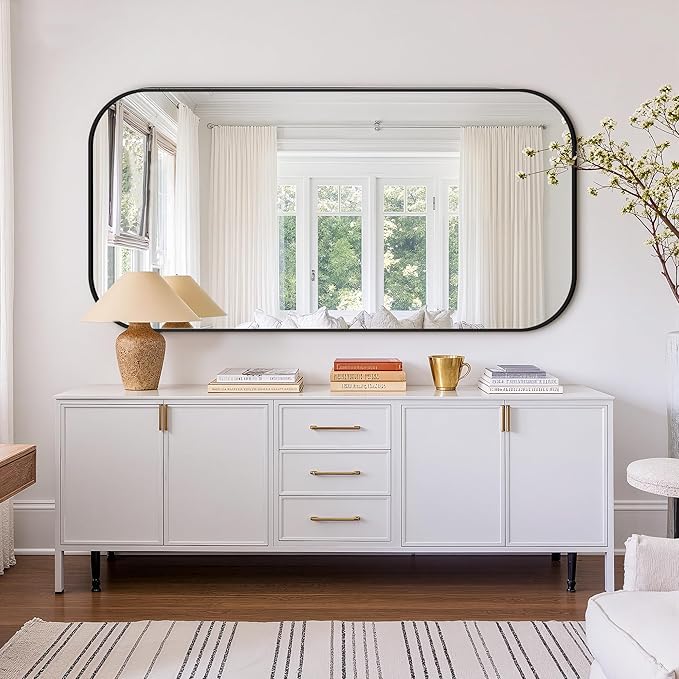 Bathroom Mirror for Wall, Large Bathroom Vanity Mirror for Over Sink 30 x 60 - Image 7