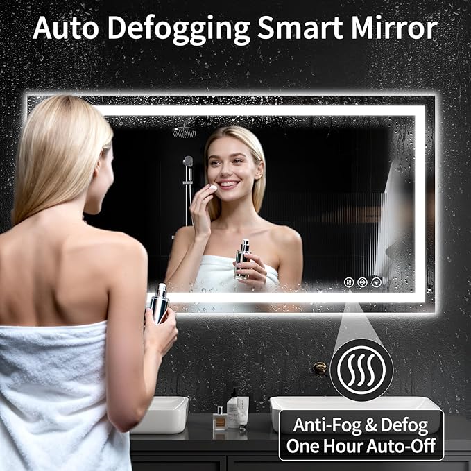 LED Bathroom Mirrors 28"x48" Bathroom Mirror - Image 3