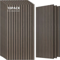 TO-TH Wood-Look Acoustic Wall Panels, 10 Pack 47.2” x 23.6” Acoustic Panels by TO-TH