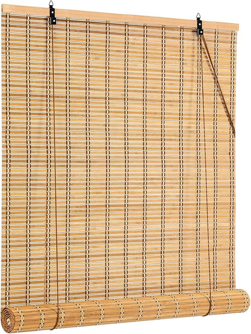 72x72 Inch Bamboo Blinds for Interior Windows, UV Protection Roman Bamboo by IMSGVIFO