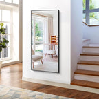 KOCUUY Bathroom Mirror, 30x60 Inch Large Black Mirrors - Image 3
