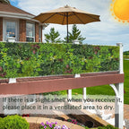 Artificial Plant Wall Boxwood Roll: 48"x120" UV Resistant Green Leaves Faux - Image 5