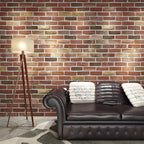 Art3d 20-Pack 105 Sq.Ft Faux Brick 3D Wall Panels Peel and Stick in Red Brown - Image 3