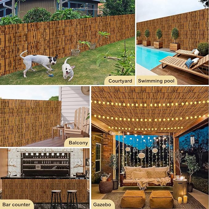 Reed Fencing Rolls, Bamboo Screens Outdoor - Image 6