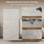 3D Faux Stone Wall Panels, Waterproof Stone Texture Panels - Image 2