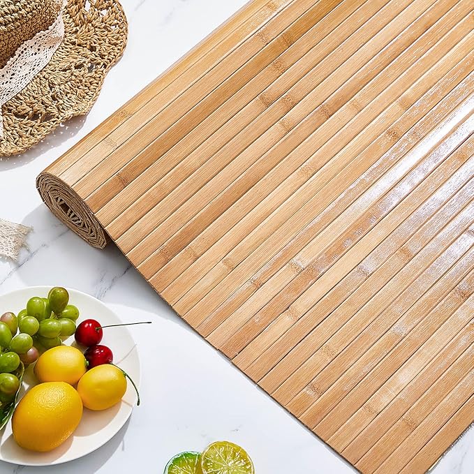 Juexica 6 Pcs Natural Bamboo Wall Panel - Image 5