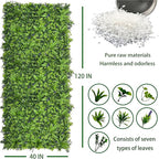 ODTORY Artificial Greenery Wall Roll: 40X120IN UV-Anti Ivy Privacy Fence Wall - Image 2