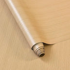 Thick Oak Wood Wallpaper Peel and Stick 48"x354" Light Brown Wood Contact Paper by BOMENG