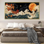Large Wall Art For Living Room Gold Framed Wall Art Prints Boho Abstract - Image 3