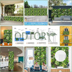 ODTORY Artificial Plant Wall Panels: 50"×120" UV-Anti Faux Grass Wall Backdrop - Image 6