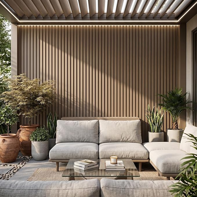 From Plain to Beautiful in Hours WPC Exterior Wall Slat Panels Waterproof - Image 19