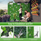 40"x120" Grass Wall Panels, Artificial Greenery Backdrop Wall - Image 4