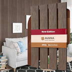 Avana Acoustic Wood Wall Panels – 93.2x11.25 Inch Panels – Fits 94x12 Layout – by AvanaHome