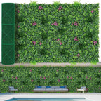 Artificial Grass Wall Roll Panels, UV-Anti Fake Greenery Plant Boxwood Panels by EverNature