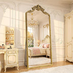 71"x32"Arched Full Length Floor Mirror, Full Body Mirrors - Image 3