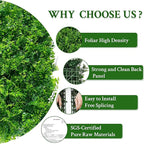 ODTORY Artificial Plants Hedge Wall Panels：20x20 Inch 16P UV-Anti Greenery - Image 4
