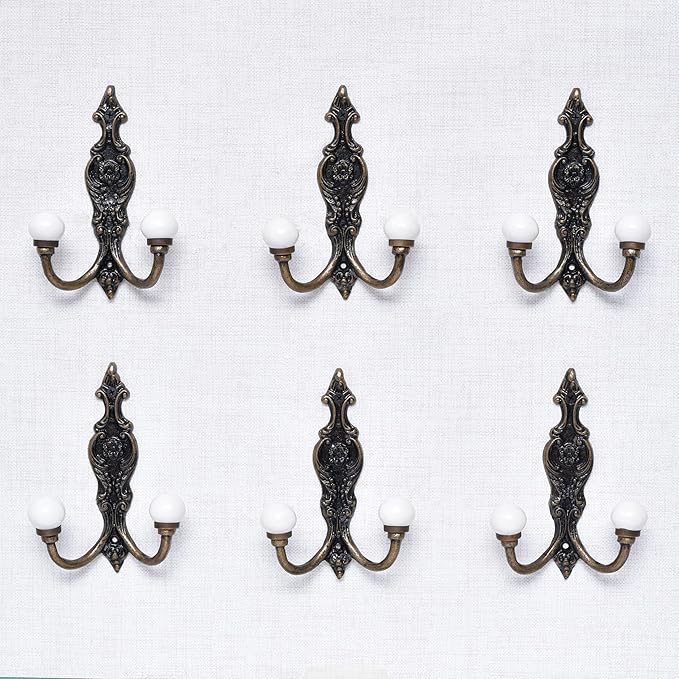 Indian Shelf Pack of 12 Heavy Duty Double Hooks - Image 8