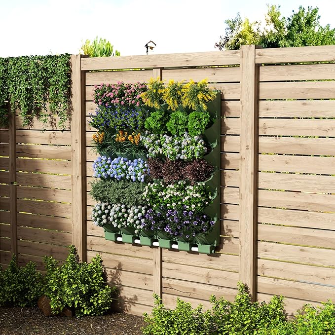 Self Watering Wall Mounted Vertical Planter, 36 Pots Wall Planter Indoor - Image 2