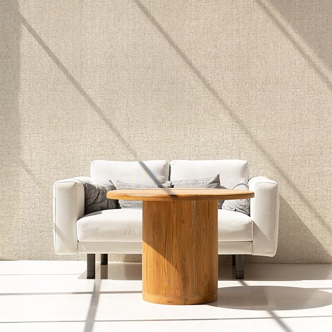 Ansehan Wallcovering W030101 Envy Collection 36" W x 8 Yard L, Natural Paper - Image 5