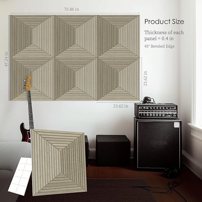 JaneTech Art Acoustic Panels Sound Absorbing Panels, Sound Absorbing Wall Art - Image 4