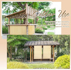 Juexica 3 Pcs Natural Bamboo Wall Panel - Image 7