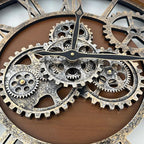 The B-Style Large Wall Clock 24 inch Moving Gear Wall Clock Oversized Vintage - Image 4