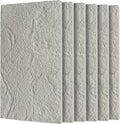 3D Faux Stone Wall Panels, Lightweight & Waterproof Accent Marble Stone Skin by Gahowlen