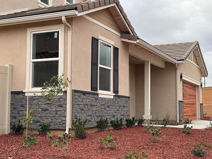 6-Pack Faux Stone Wall Panels PU Stone Veneer Siding, Mortarless 46.25x12.88 - Image 7