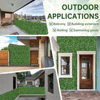 Artificial Green Wall Panels: 6FTx12FT Boxwood Hedge Green Wall Decor Backdrop - Image 7