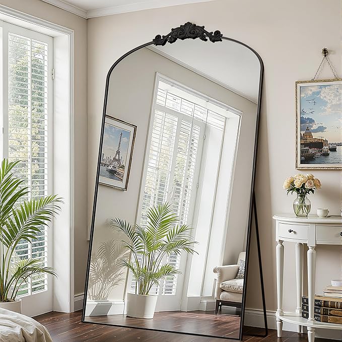 Antok Arched Full Length Mirror, Full Body Mirrors - Image 2