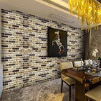 20-Pack 104 Sq.Ft 3D Wall Panels Peel and Stick 3D Faux Brick Wallpaper Peel - Image 3