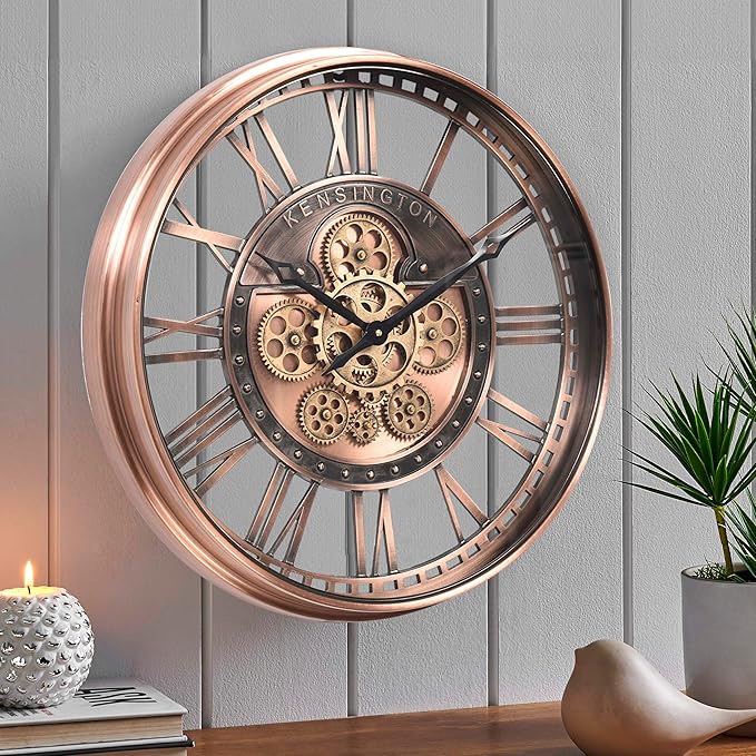 CLXEAST 21 Inch Large Roman Numeral Wall Clock - Image 7