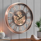 CLXEAST 21 Inch Large Roman Numeral Wall Clock - Image 7