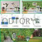 ODTORY Artificial Plant Wall Roll: 60 X 120 in UV-Anti Ivy Privacy Fence Screen - Image 6