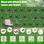 Artificial Grass Wall Roll Panels, UV-Anti Fake Greenery Plant Boxwood Panels - Image 3